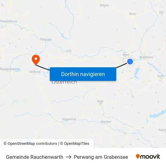Gemeinde Rauchenwarth to Perwang am Grabensee map