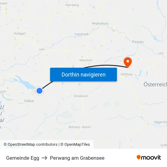 Gemeinde Egg to Perwang am Grabensee map