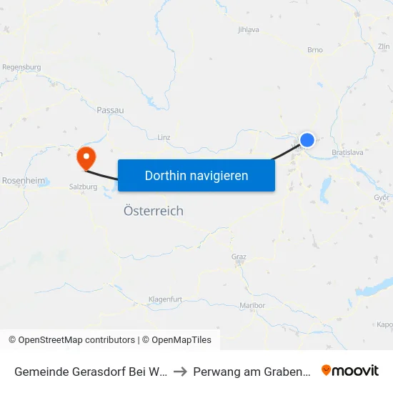Gemeinde Gerasdorf Bei Wien to Perwang am Grabensee map