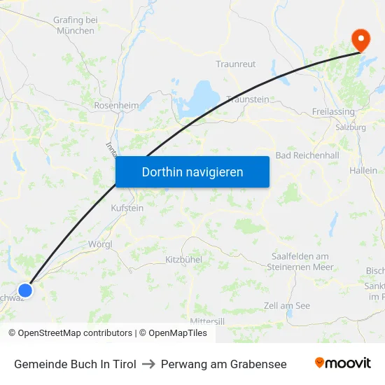 Gemeinde Buch In Tirol to Perwang am Grabensee map