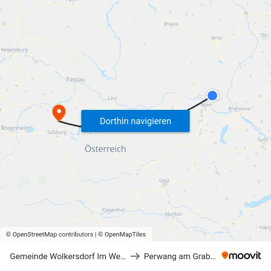 Gemeinde Wolkersdorf Im Weinviertel to Perwang am Grabensee map