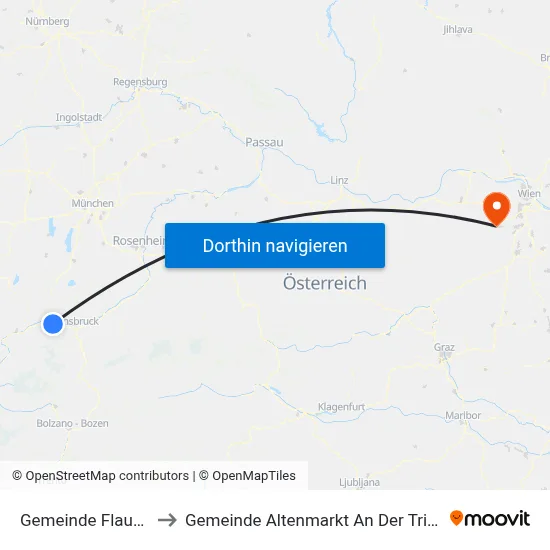 Gemeinde Flaurling to Gemeinde Altenmarkt An Der Triesting map