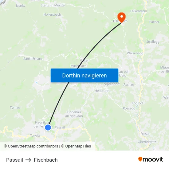 Passail to Fischbach map
