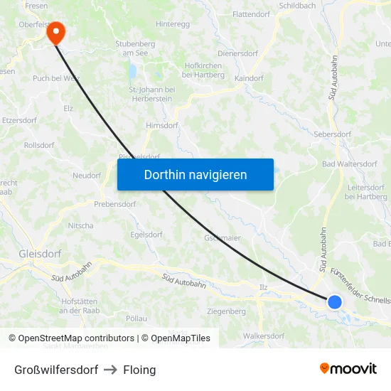 Großwilfersdorf to Floing map