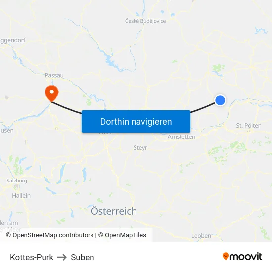 Kottes-Purk to Suben map