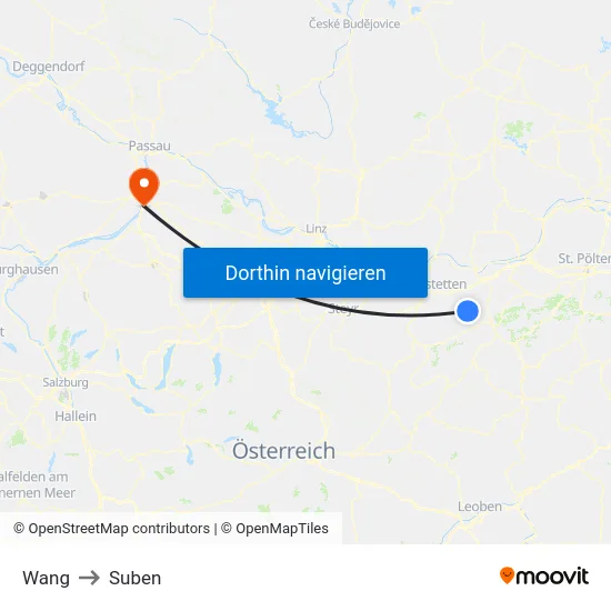 Wang to Suben map