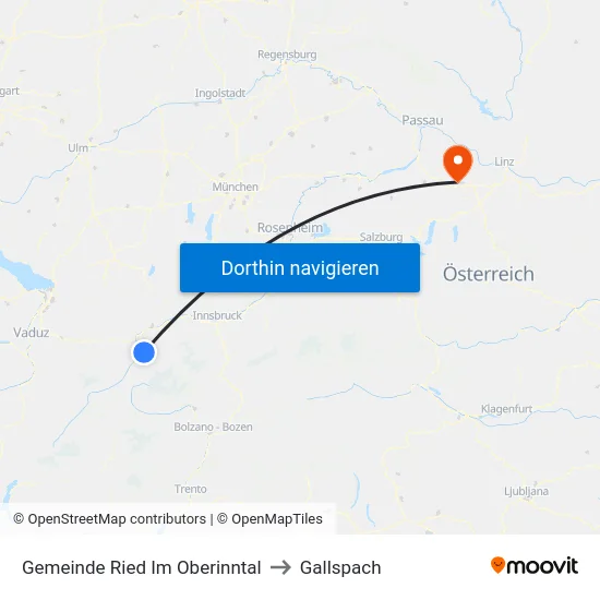 Gemeinde Ried Im Oberinntal to Gallspach map