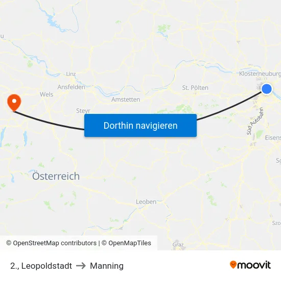 2., Leopoldstadt to Manning map