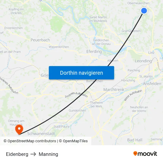 Eidenberg to Manning map