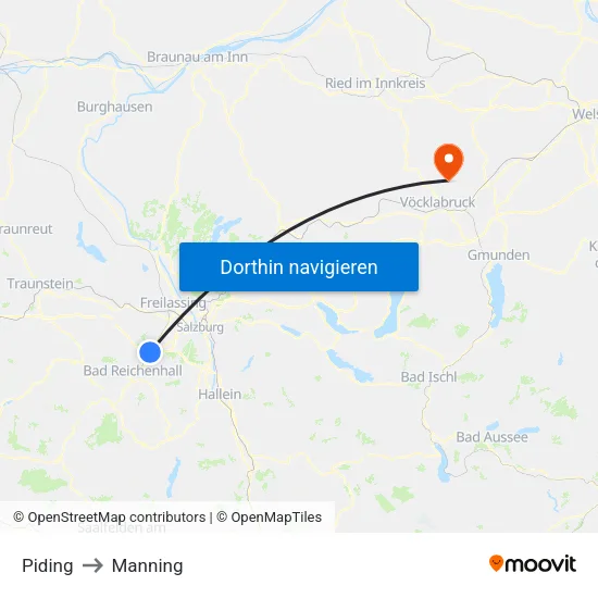 Piding to Manning map