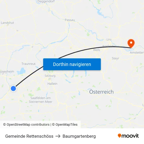 Gemeinde Rettenschöss to Baumgartenberg map