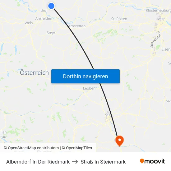 Alberndorf In Der Riedmark to Straß In Steiermark map