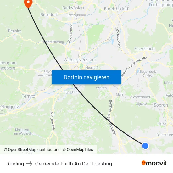Raiding to Gemeinde Furth An Der Triesting map