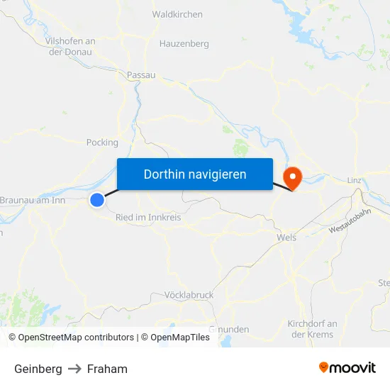 Geinberg to Fraham map