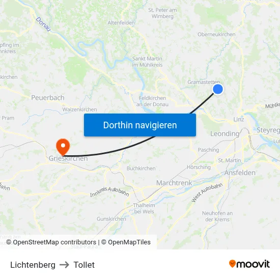 Lichtenberg to Tollet map