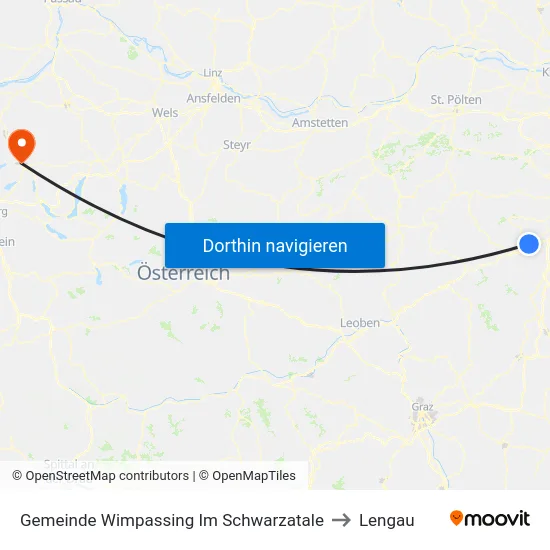 Gemeinde Wimpassing Im Schwarzatale to Lengau map