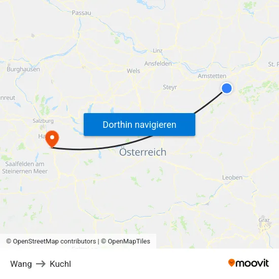 Wang to Kuchl map