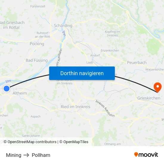 Mining to Pollham map