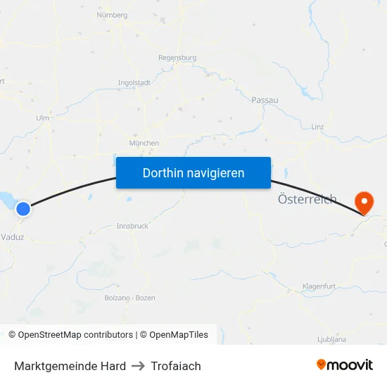 Marktgemeinde Hard to Trofaiach map