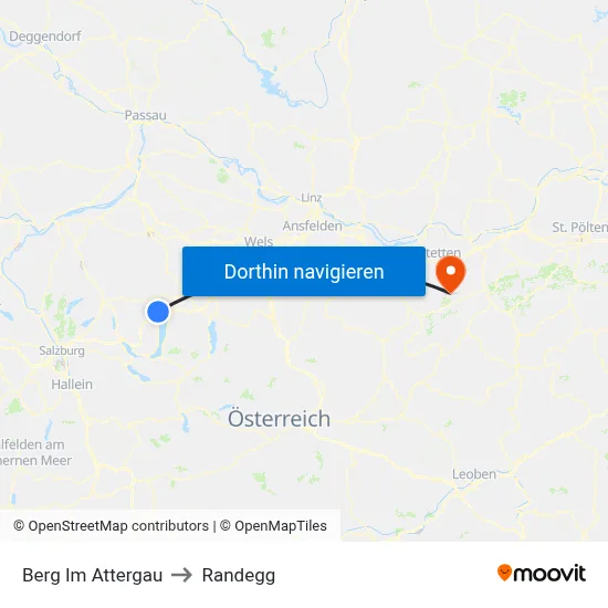 Berg Im Attergau to Randegg map