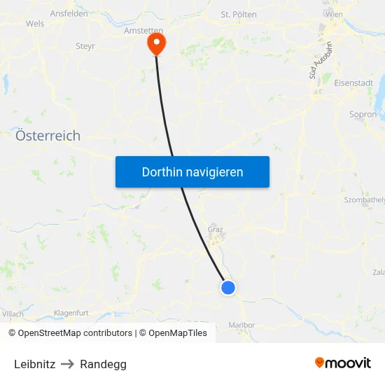 Leibnitz to Randegg map