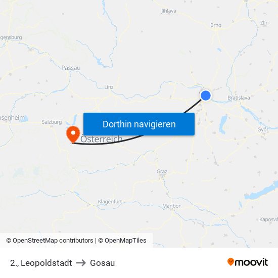 2., Leopoldstadt to Gosau map