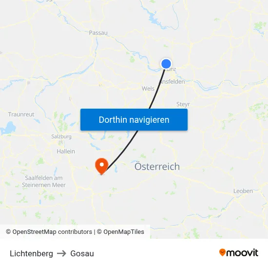 Lichtenberg to Gosau map