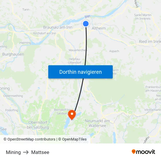 Mining to Mattsee map