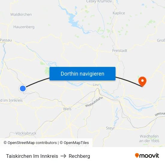 Taiskirchen Im Innkreis to Rechberg map