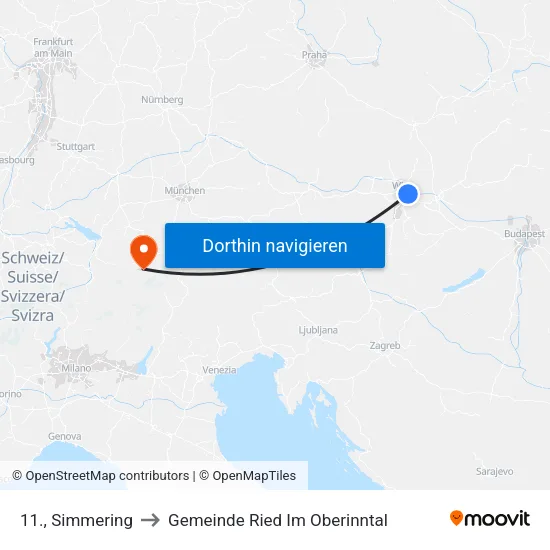11., Simmering to Gemeinde Ried Im Oberinntal map