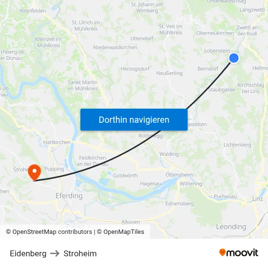 Eidenberg to Stroheim map
