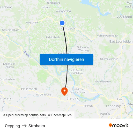 Oepping to Stroheim map