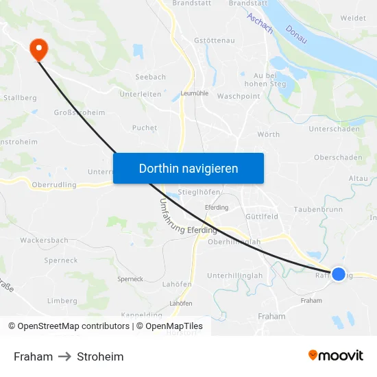 Fraham to Stroheim map