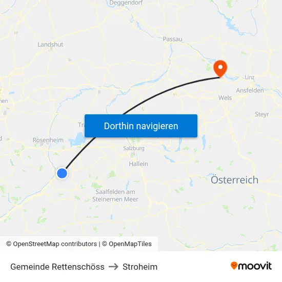 Gemeinde Rettenschöss to Stroheim map
