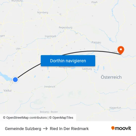 Gemeinde Sulzberg to Ried In Der Riedmark map