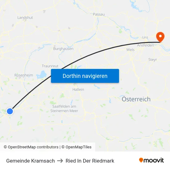 Gemeinde Kramsach to Ried In Der Riedmark map
