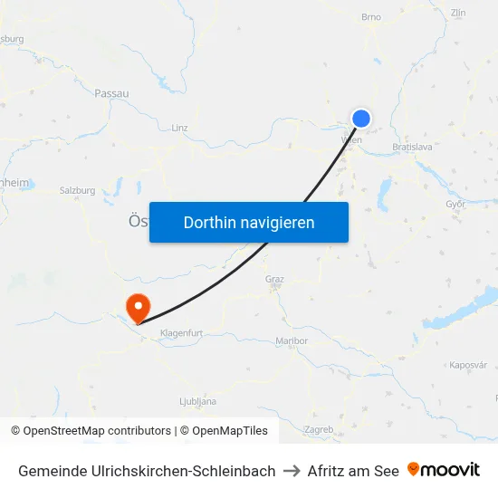 Gemeinde Ulrichskirchen-Schleinbach to Afritz am See map