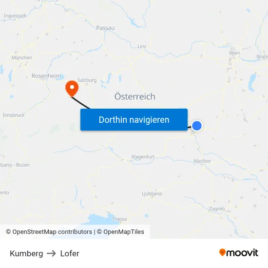 Kumberg to Lofer map