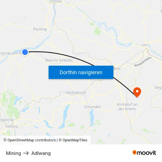 Mining to Adlwang map