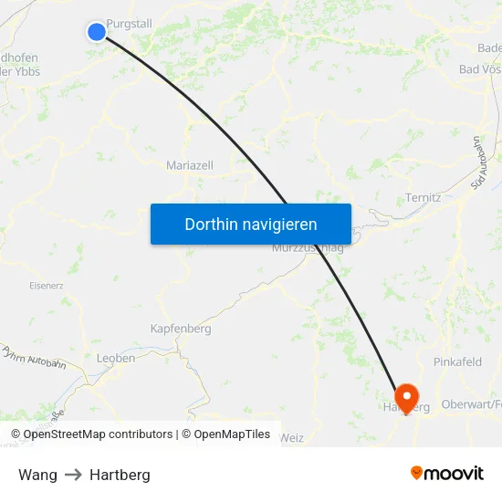 Wang to Hartberg map
