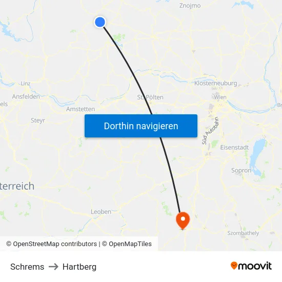 Schrems to Hartberg map