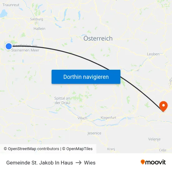 Gemeinde St. Jakob In Haus to Wies map