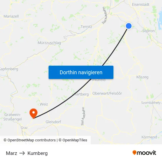 Marz to Kumberg map
