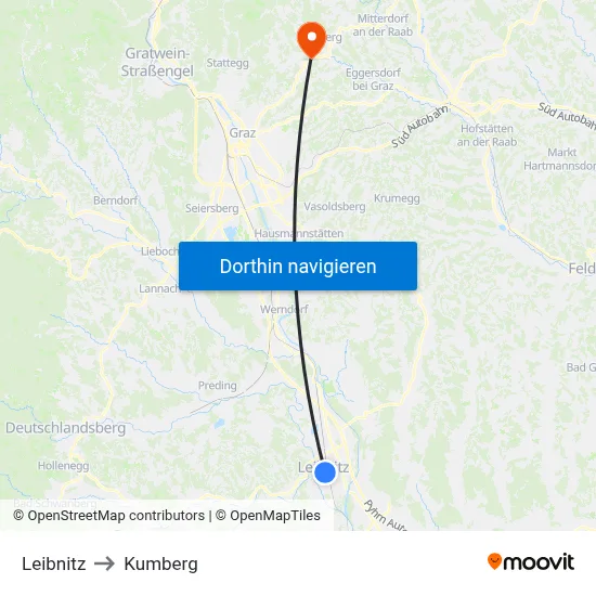 Leibnitz to Kumberg map