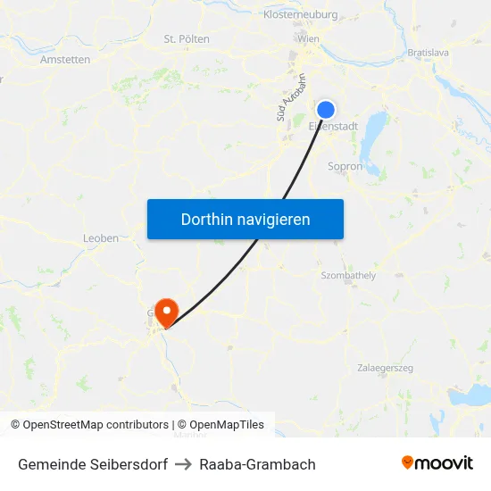 Gemeinde Seibersdorf to Raaba-Grambach map