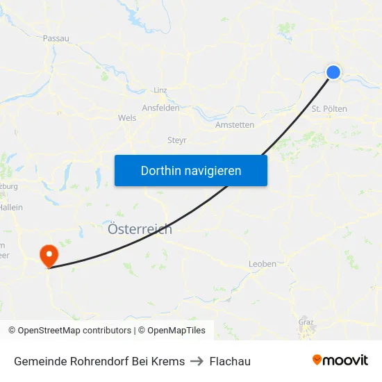 Gemeinde Rohrendorf Bei Krems to Flachau map