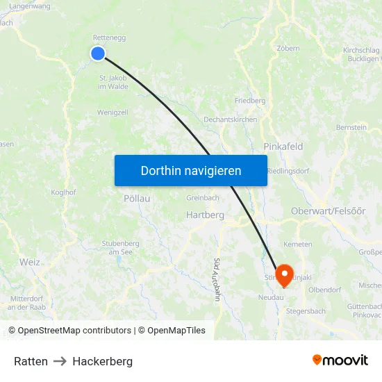 Ratten to Hackerberg map