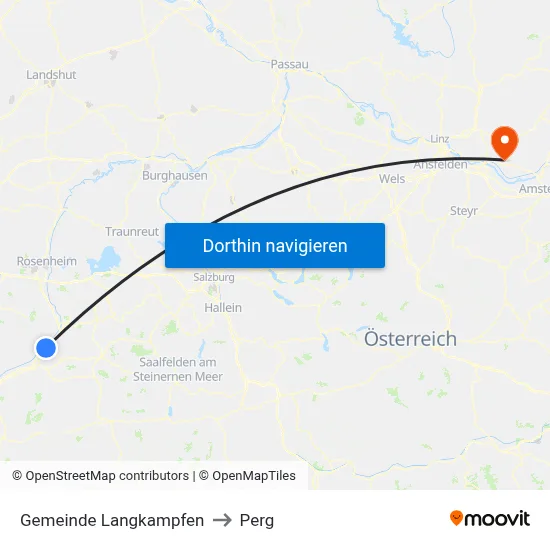 Gemeinde Langkampfen to Perg map