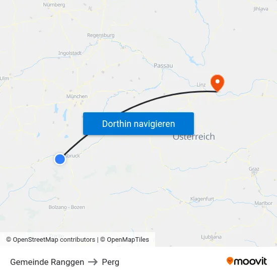 Gemeinde Ranggen to Perg map