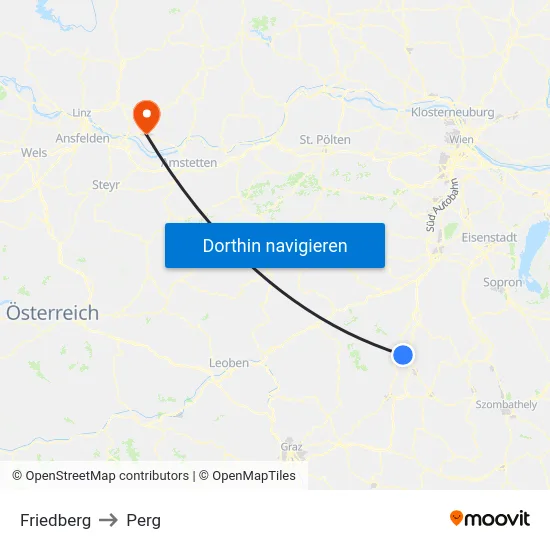 Friedberg to Perg map